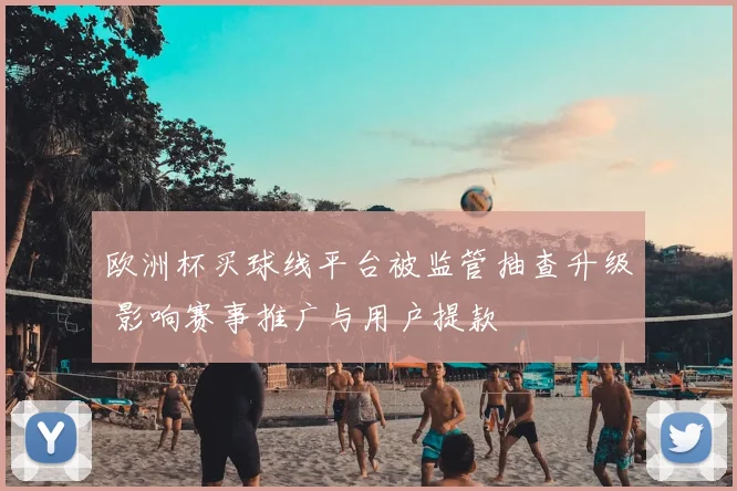 欧洲杯买球线平台被监管抽查升级 影响赛事推广与用户提款